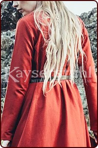 Kleid / Unterkleid / Cotta "Cassiopeia", rot