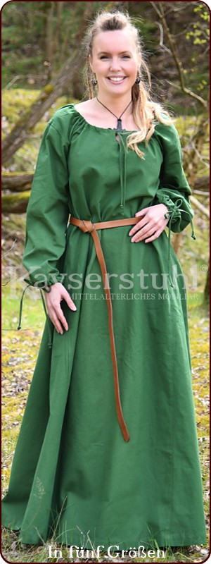 Kleid / Unterkleid / Cotta "Basic", grün