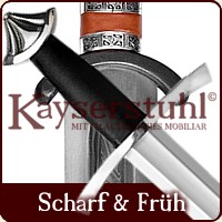 Scharfe frühmittelalterliche Schwerter